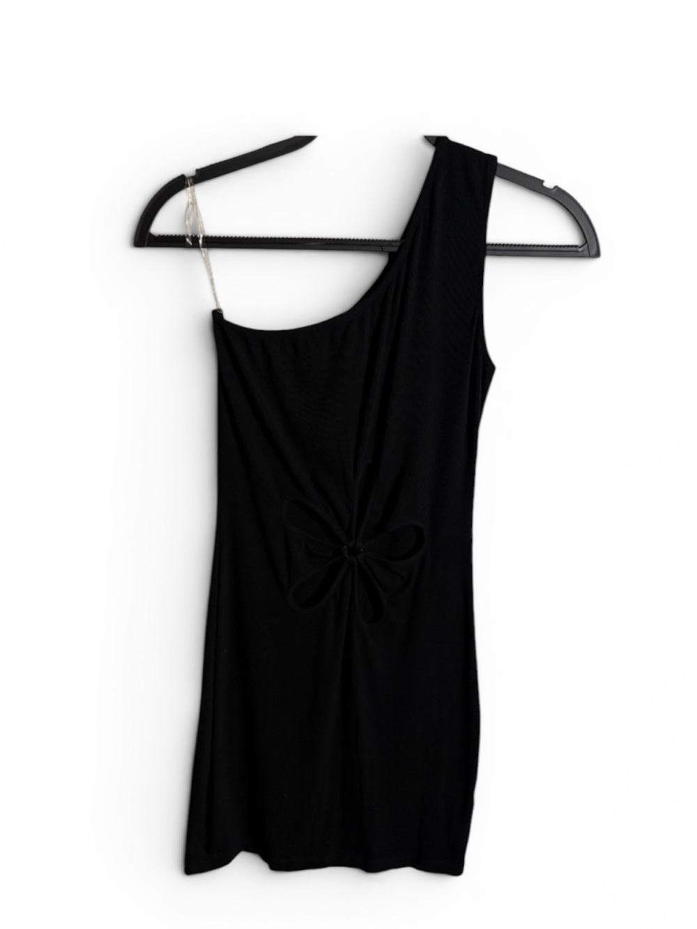 The Kript Women’s One Shoulder Flower Mid Cut Out Mini Dress Bodycon